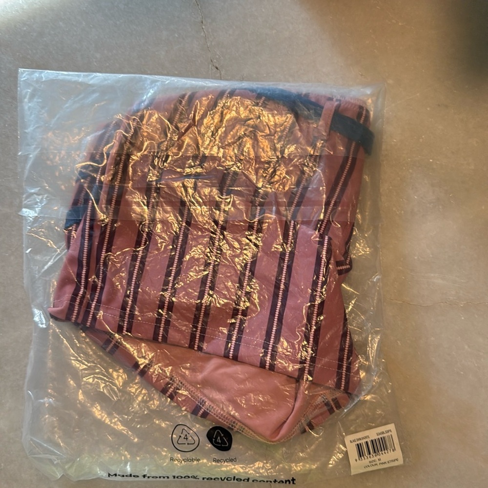 NWT With Jean Blake Swim Shorts | Pink Stripe - Picture 5 of 7